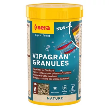 Sera Vipagran Granules - granulátum táplálék díszhalak számára (1000ml/370g)