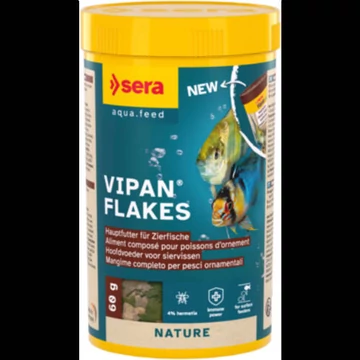Sera Vipan Flakes - lemezes táplálék díszhalak számára (250ml/60g)