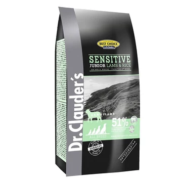 Dr.Clauders Junior Sensitive Bárány &amp; Rizs 350g