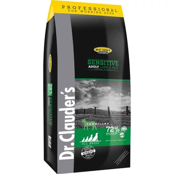 Dr.Clauders Best Choice Adult Sensitive Bárány &amp; rizs All breed 20kg