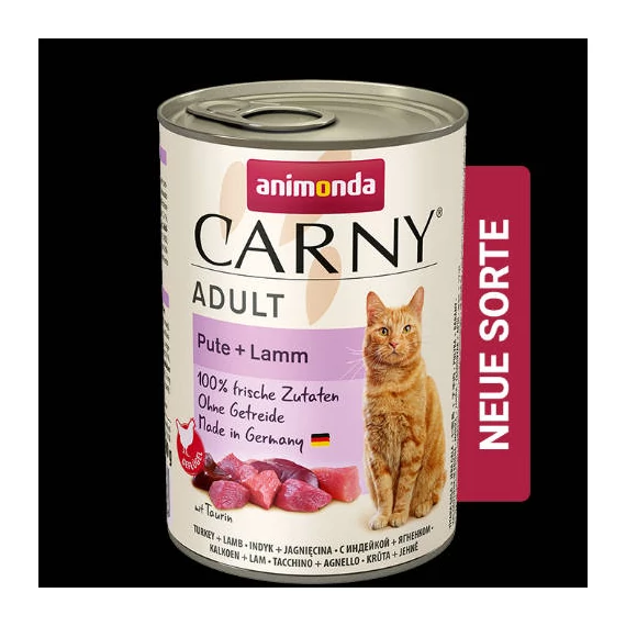 Animonda Carny Adult (pulyka,bárány) konzerv - Felnőtt macskák részére (400g)