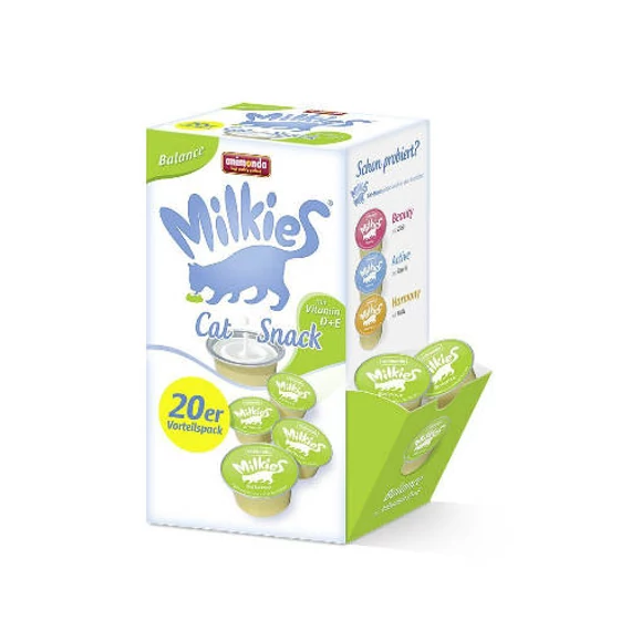 Animonda Milkies Balance (tejszín,D,E- vitamin) macskatej -  Macskák részére (20X15g)
