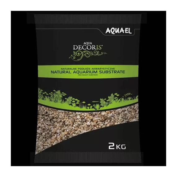 AquaEl Decoris Multicolor - Akvárium dekorkavics (tarka) 3-5mm (2kg)
