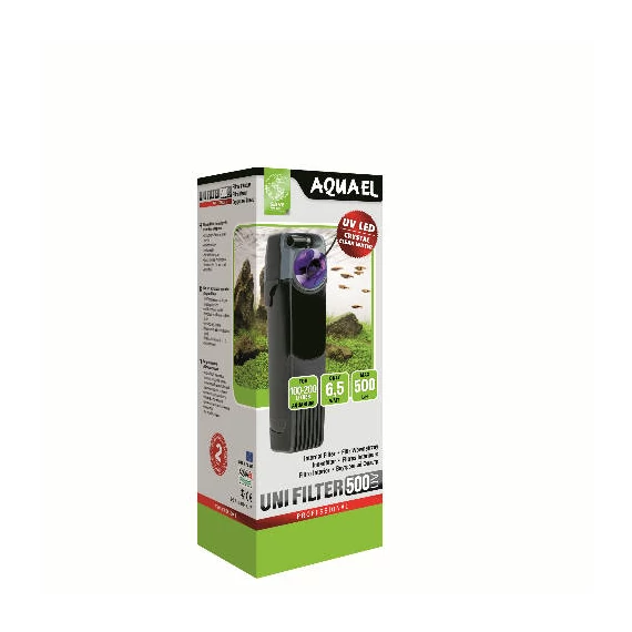 AquaEl Uni Filter UV Power 500 - UV Sterilizátoros akváriumi belső szűrő készülék