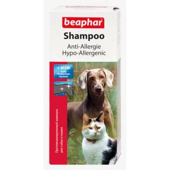 Beaphar sampon - Hypoallergén kutyák és macskák részére (200ml)