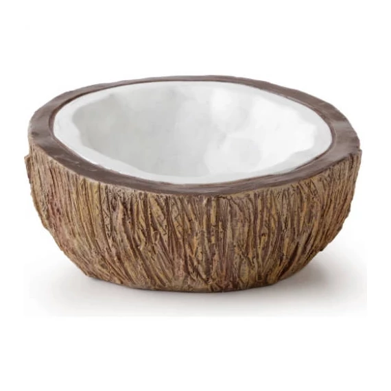 Exo-Terra Coconut Wather Dish - tál (kókuszdió formájú vízestál) terráriumokba (10,5x10,5x4,8cm)
