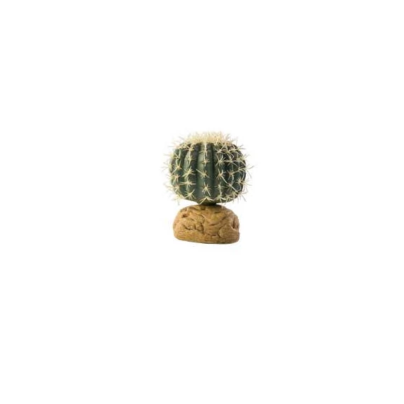 Exo-Terra Desert Plant Barrel Cactus Small - Terráriumi műnövény dekoráció (hordó kaktusz) cca.10cm