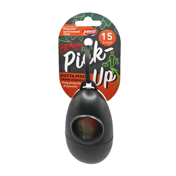Fitactive Fit-a Pick-up - kutyapiszok zacskó tartó (műanyag/fekete)