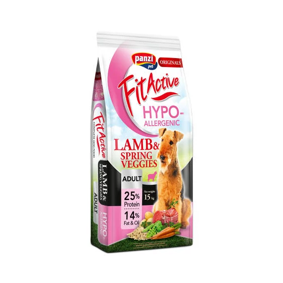 FitActive ORIGINALS 15kg ADULT HYPOALLERGENIC Lamb&Spring Veggies