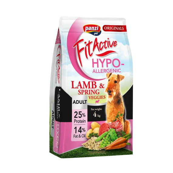 FitActive ORIGINALS 4kg ADULT HYPOALLERGENIC Lamb&Spring Veggies