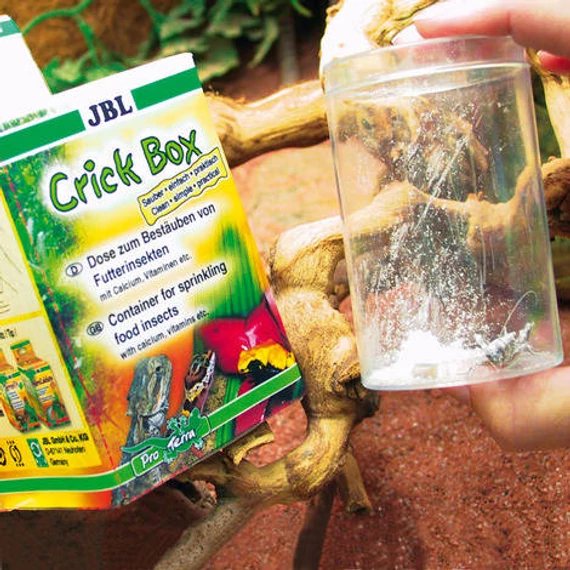 JBL CrickBox - Rázódoboz eleség rovarok beporzásához (6x9cm)