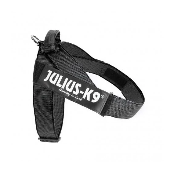 Julius K-9 Color&Gray IDC Hevederhám 0-ás méret (fekete) 57-74cm