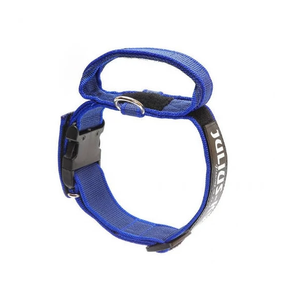 Julius K-9 Color&Gray nyakörv,fogantyúval (40mm/38-53cm) kék-szürke