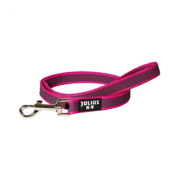 Julius K-9 Color&Gray póráz (gumis, pink-szürke) kutyák részére (20mm/1,2m)