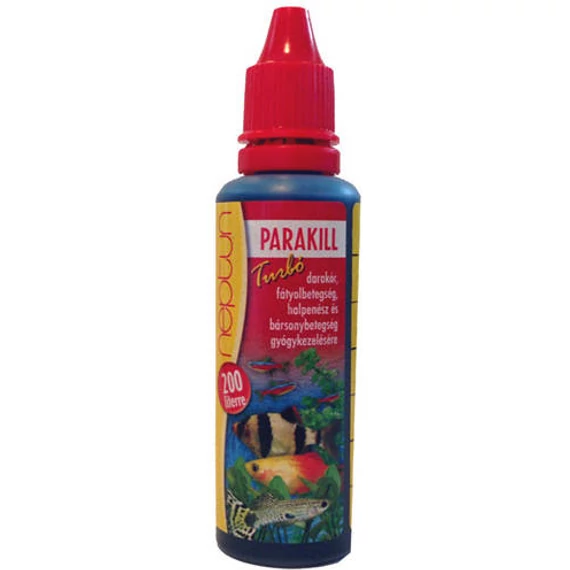 Neptun Parakill Turbo - gyógyhatású készítmény díszhalak részére (40ml) 5 db-os kiszerelés!