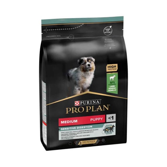 PRO PLAN Medium Puppy Sensitive Digestion - Szárazeledel (bárány)  kölyökkutyák részére (3kg)