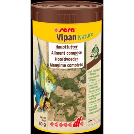 Sera Vipan - lemezes táplálék díszhalak számára (250ml/60g)