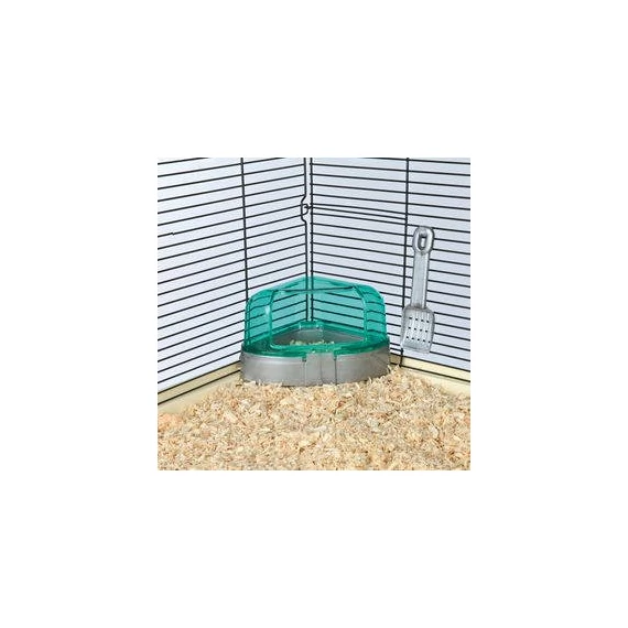 trixie 6256 műanyag sarok wc egér, törpehörcsög 14x8x11/11cm