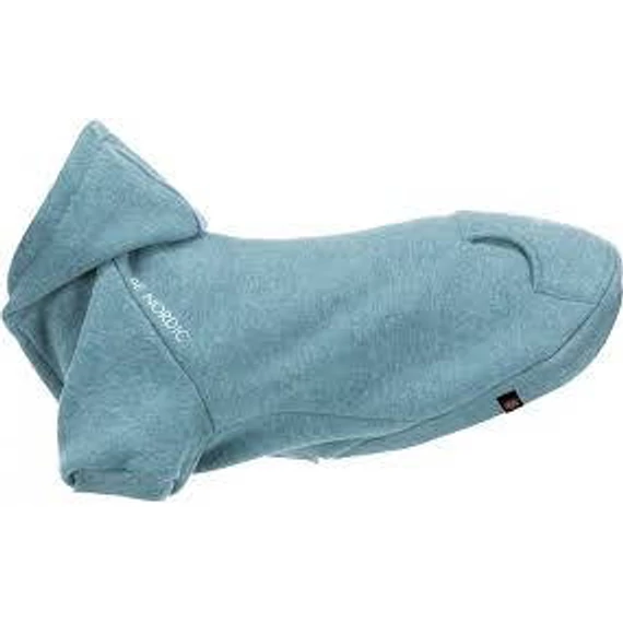 Trixie BE NORDIC Hoodie Pullover - kapucnis pulóver (petrolkék) kutyák részére (S) 36cm