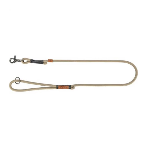 Trixie Be Nordic Leash - póráz fonott kötélből (homok/fekete) L-XL (1m/Ø13mm)