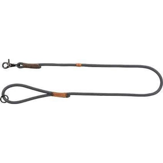 Trixie Be Nordic Leash - póráz fonott kötélből (szürke/barna) L-XL (1m/Ø13mm)