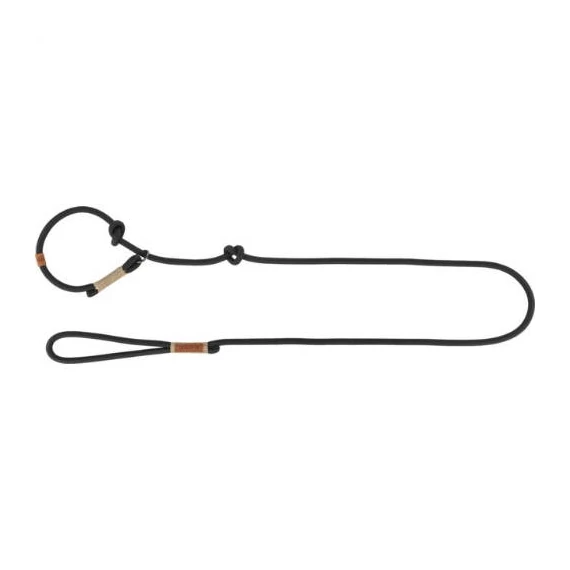 Trixie Be Nordic Leash - Retriever póráz fonott kötélből (fekete/homok) L-XL (1,7m/Ø13mm)