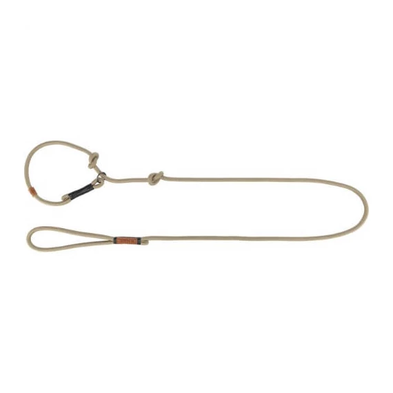 Trixie Be Nordic Leash - Retriever póráz fonott kötélből (homok/fekete) S-M (1,7m/Ø8mm)