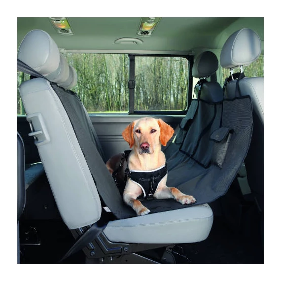 Trixie Car Seat Cover - autós üléstakaró (hátsó ülésre,szürke) 1,45x1,40m