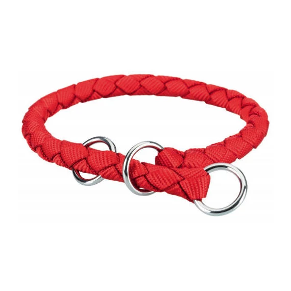 Trixie Cavo - fonott nyakörv - piros - (S) 25-31/Ø12mm