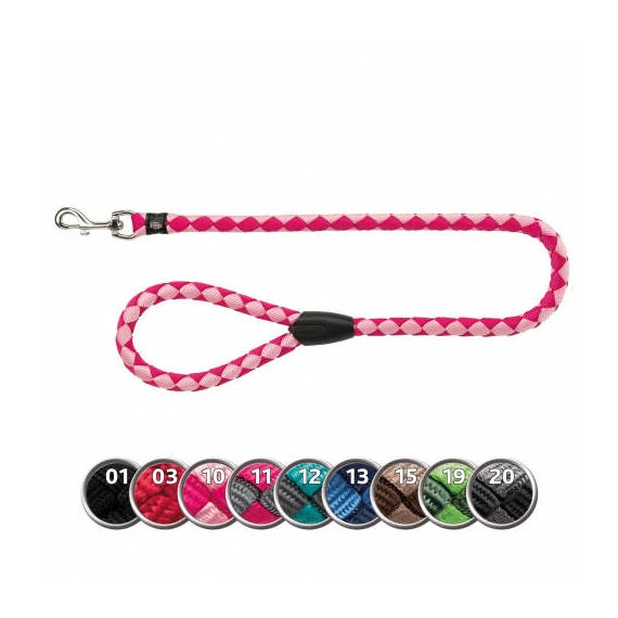 Trixie Cavo - fonott póráz - fekete - (L-XL) 1m/Ø18mm