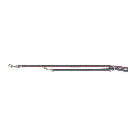 Trixie Cavo Leash - kiképzőpóráz fonott kötélből (sangria/benzin) S-M (2m/Ø12mm)