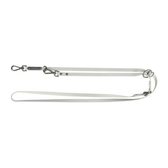 Trixie CityStyle Adjustable Lead (L-XL) - állítható póráz (PVC bevonattal/világosszürke) kutyák részére (2m/20mm)