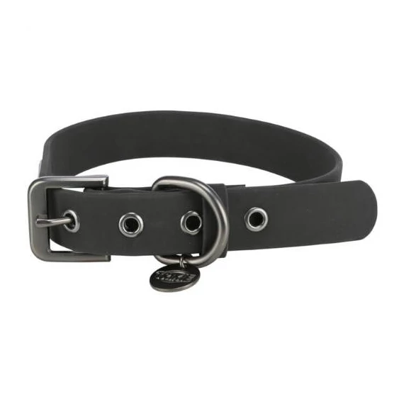 Trixie Citystyle Collar - nyakörv (fekete, PVC) kutyák részére (L-XL:50-57cm/30mm)