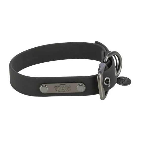 Trixie Citystyle Collar - nyakörv (fekete, PVC) kutyák részére (M-L:40-47cm/25mm)