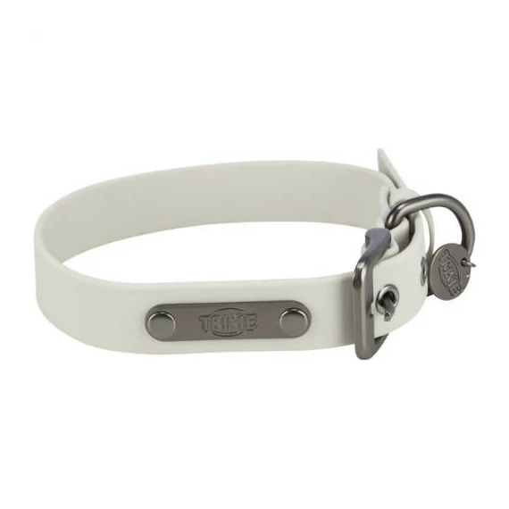 Trixie Citystyle Collar - nyakörv (világosszürke, PVC) kutyák részére (M-L:40-47cm/25mm)