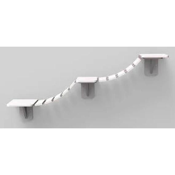 Trixie Climbing Ladder for Wall Mounting - falraszerelhető fekhely (fehér) macskák részére (150x30cm)