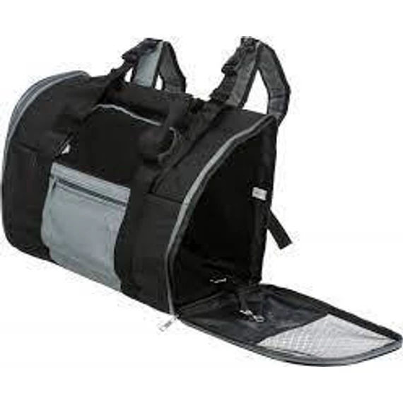 Trixie Connor Backpack - hátizsák (fekete,szürke) kistestű állatok szállításához (42x29x21cm)