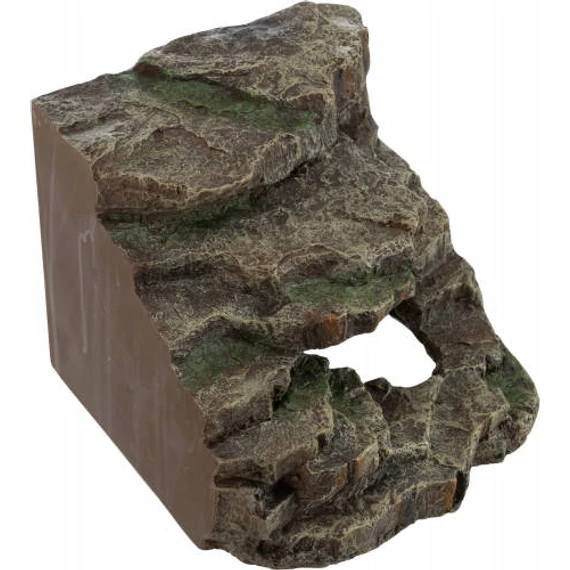 Trixie Corner Rock with Cave and Platform - bújó (poliészter) terráriumba (19x16x18cm)