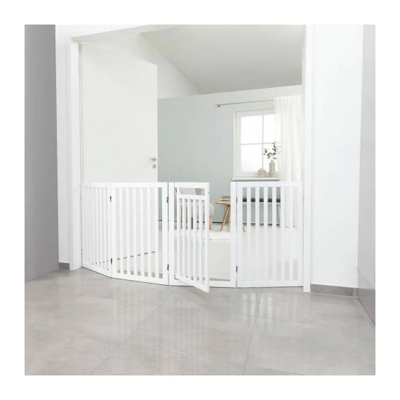 Trixie Dog Barrier (4 parts) - biztonsági kutyarács (4 részes) fehér (60-160 x 75cm)