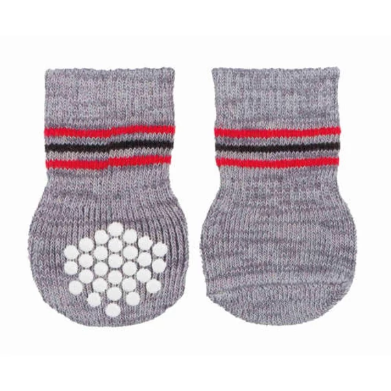 Trixie Dog Socks - kutyazokni (szürke) L-XL (2cs)