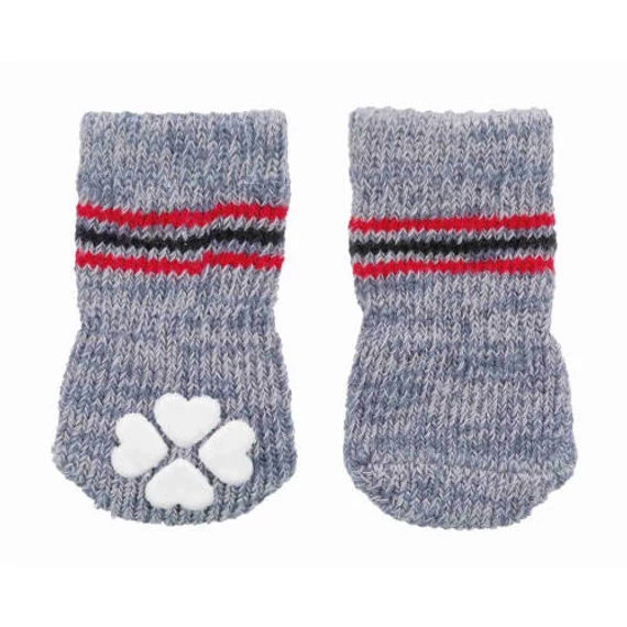 Trixie Dog Socks - kutyazokni (szürke) XXS-XS (2cs)