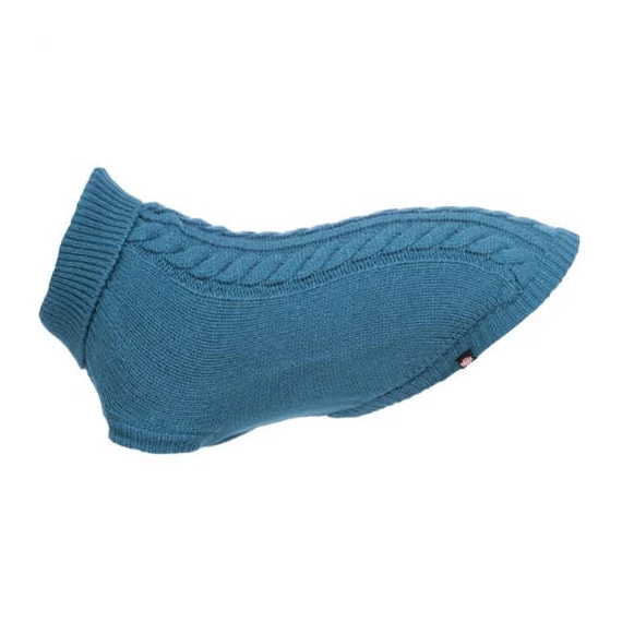 Trixie Kenton Pullover - pulóver (kék) kutyák részére (L) 60cm