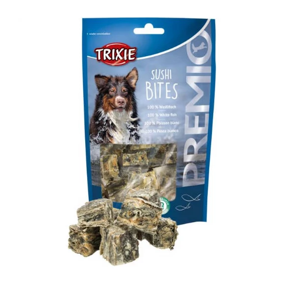 Trixie Premio Sushi Bites - jutalomfalat (fehér hal) kutyák részére (75g)
