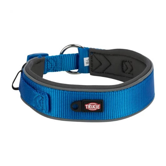 Trixie premium collar, extra wide (L) - nyakörv (extra széles,királykék/grafit) kutyák részére (L) 46-55cm/50mm