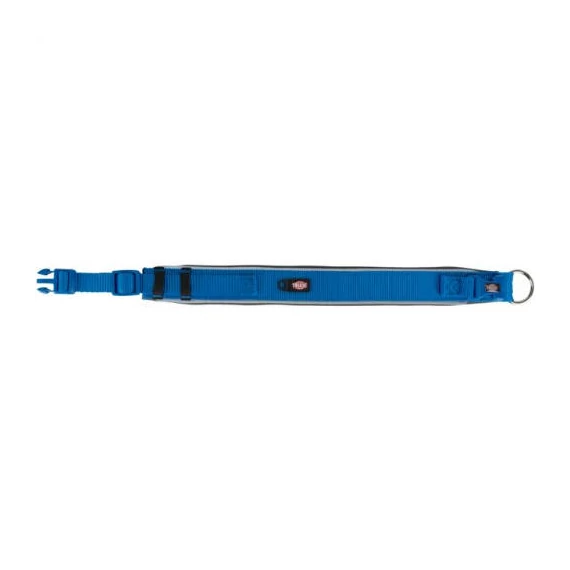 Trixie premium collar, extra wide (M-L) - nyakörv (extra széles, királykék/grafit) kutyák részére (M-L) 40-48cm/40mm