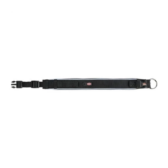 Trixie premium collar, extra wide (M-L) - nyakörv (extra széles,fekete/grafit) kutyák részére (M-L) 40-48cm/40mm
