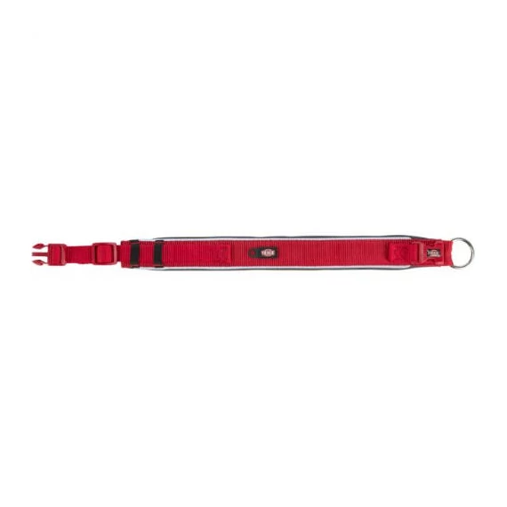 Trixie premium collar, extra wide (M-L) - nyakörv (extra széles,piros/grafit) kutyák részére (M-L) 40-48cm/40mm
