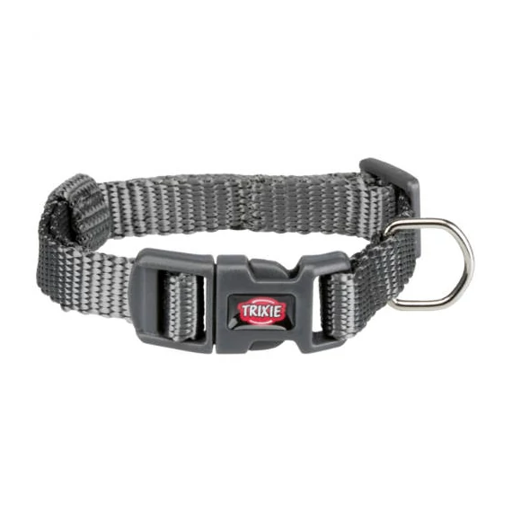 Trixie Premium Collar - nyakörv (grafitszürke) XXS-XS (15-25cm/10mm)