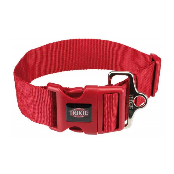 Trixie Premium nyakörv - piros (M-L) 40-65cm/20mm
