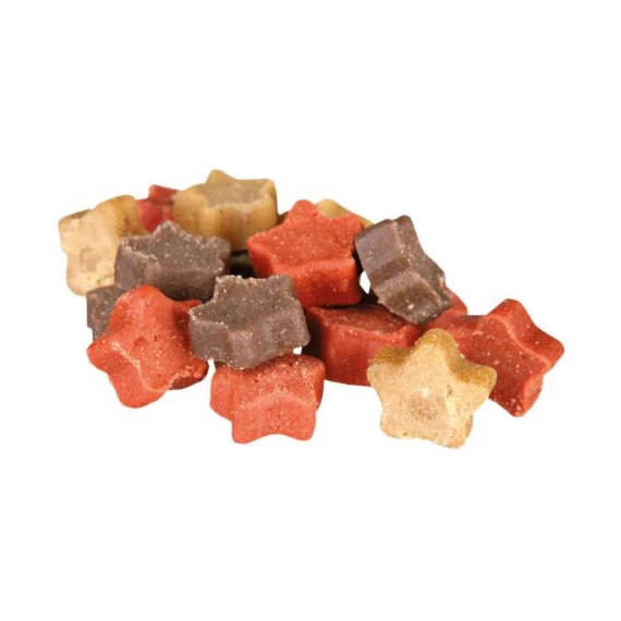 Trixie Soft Snack Kitty Stars Mit Lachs und Lamm - jutalomfalat (lazac,bárány) macskák részére (140g)